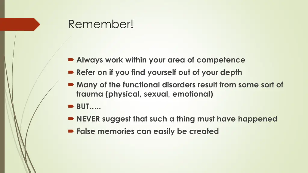 remember