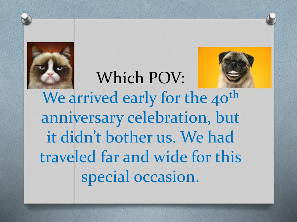 which pov