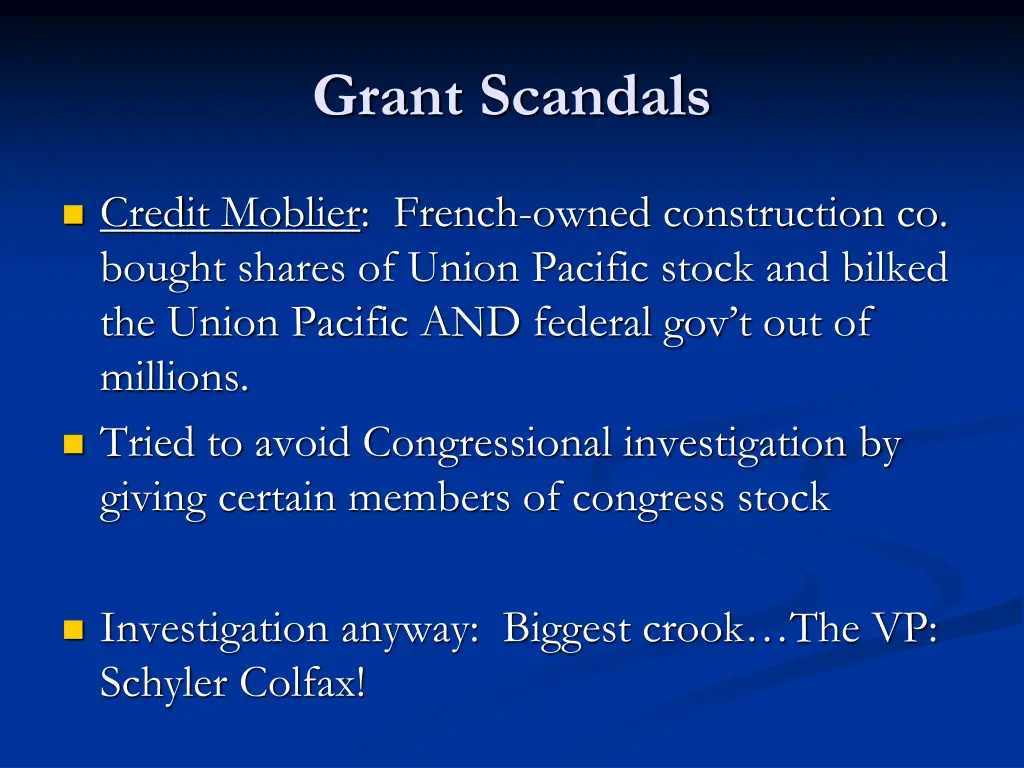 grant scandals