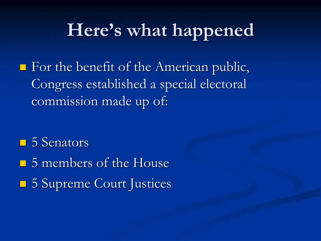 here s what happened