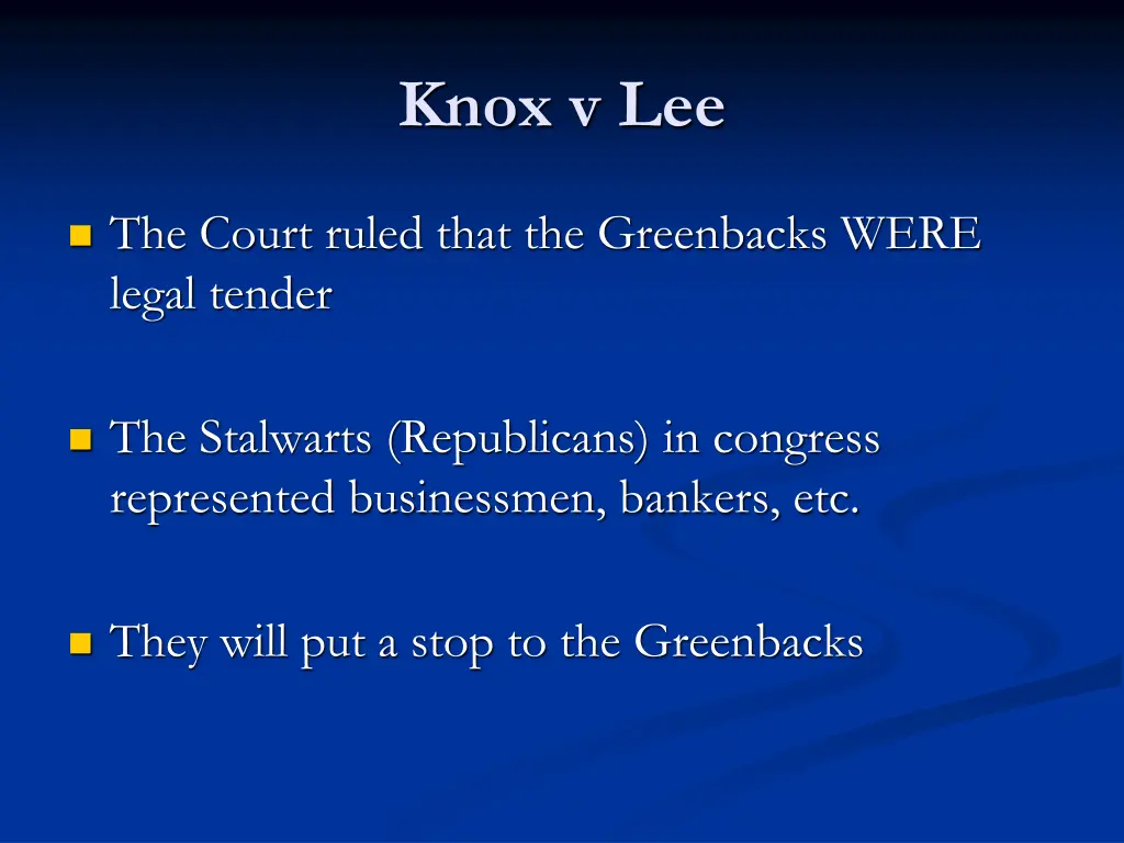 knox v lee