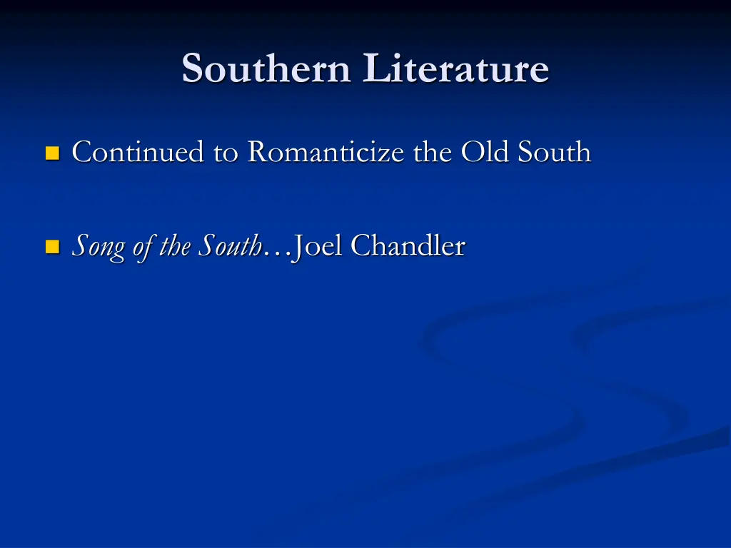 southern literature