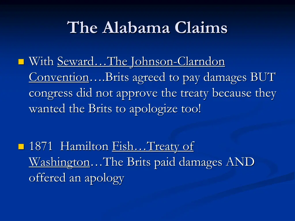 the alabama claims
