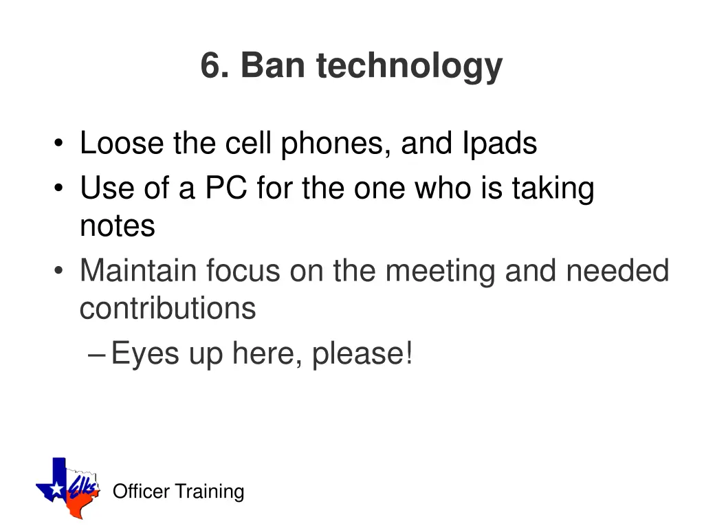 6 ban technology