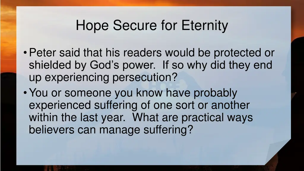 hope secure for eternity 1