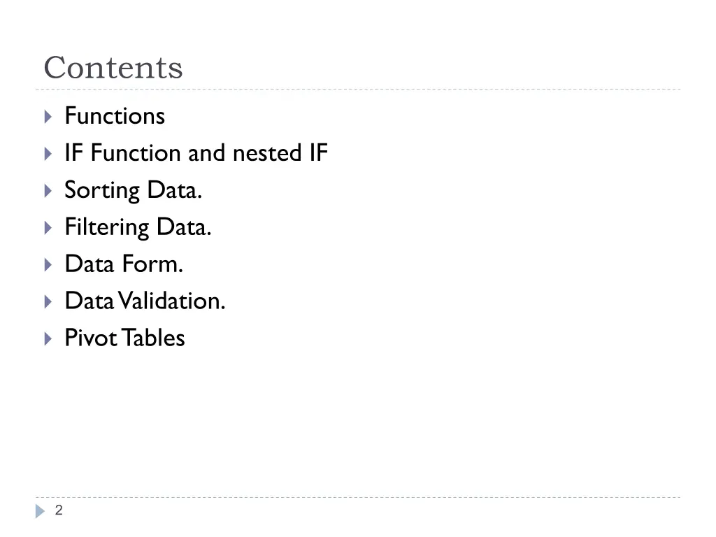 contents