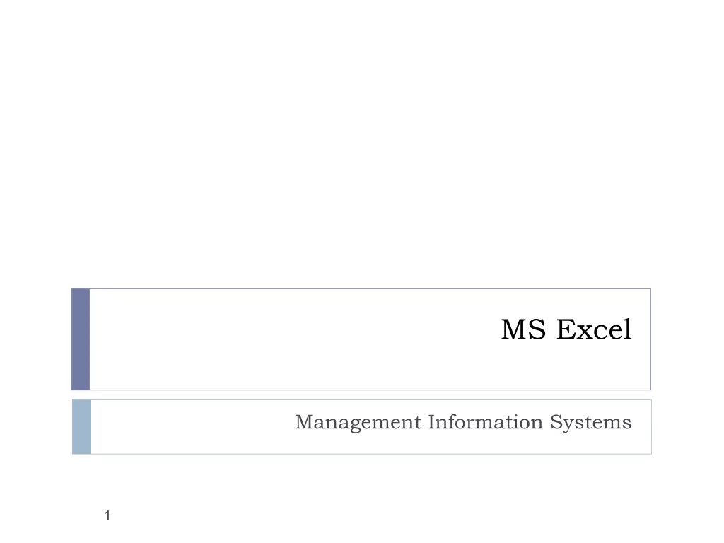 ms excel