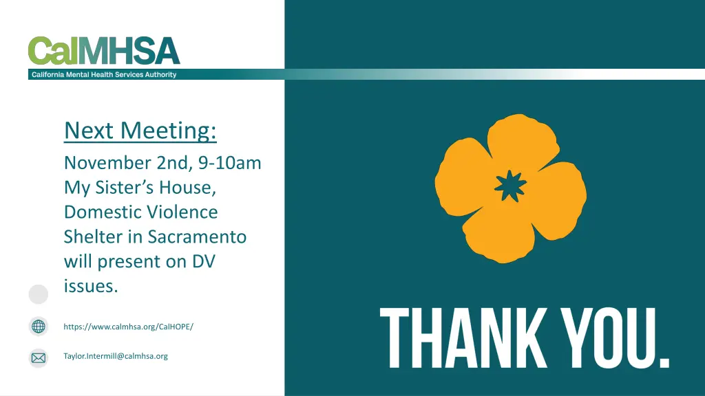 next meeting november 2nd 9 10am my sister