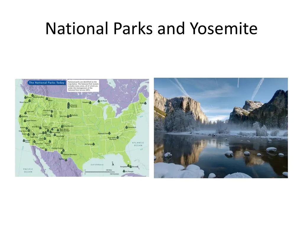 national parks and yosemite