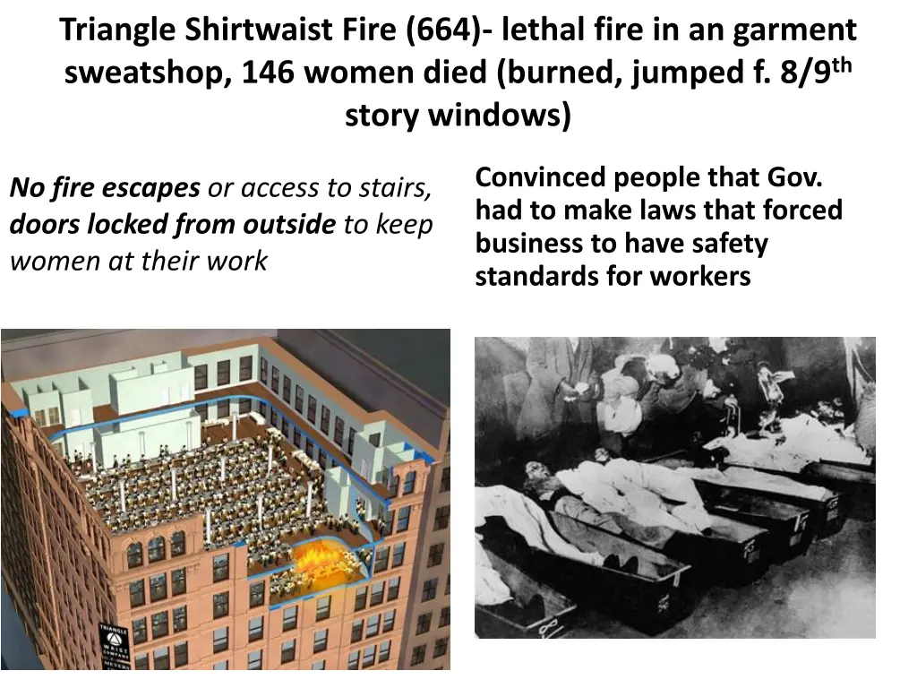triangle shirtwaist fire 664 lethal fire