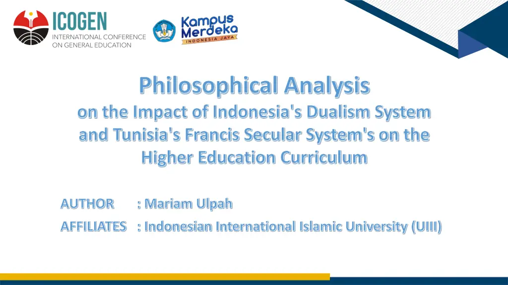international conference on general education