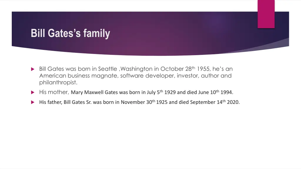 bill gates s family