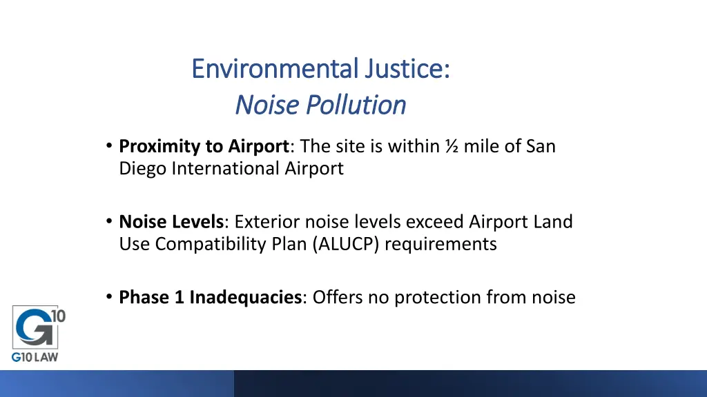 environmental justice environmental justice noise