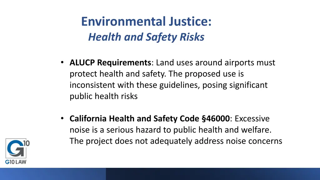 environmental justice health and safety risks