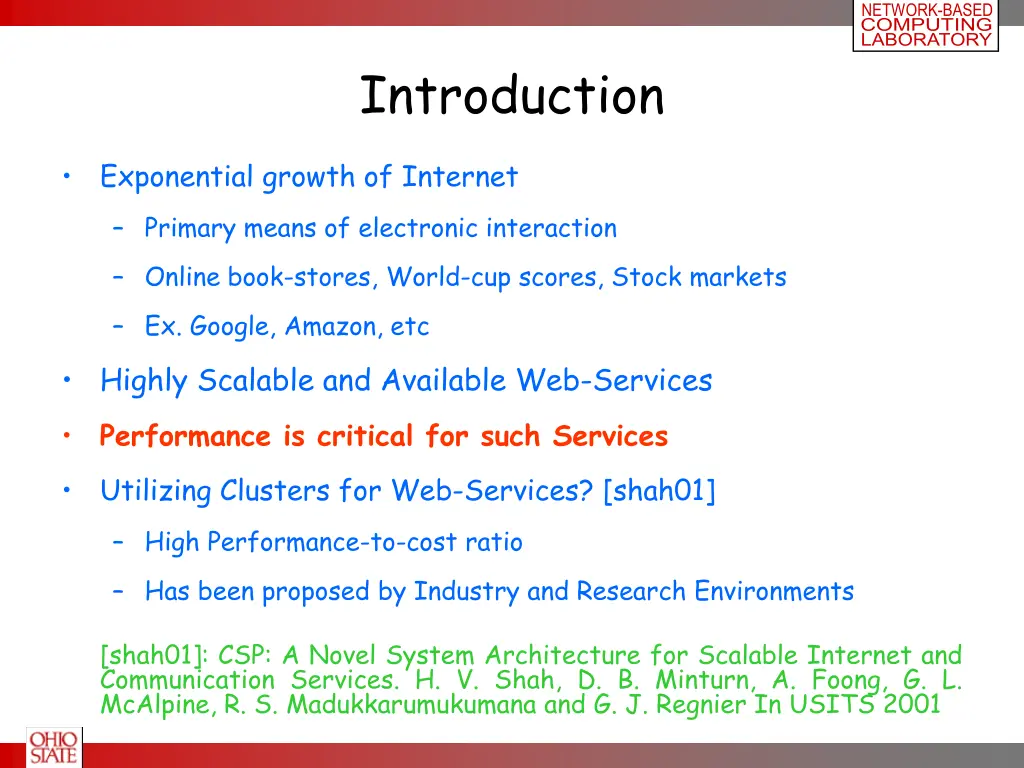 network based computing laboratory 2