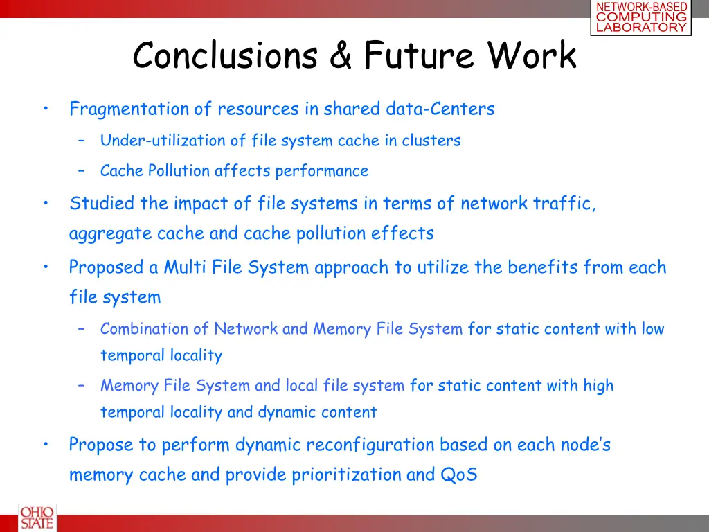 network based computing laboratory 27