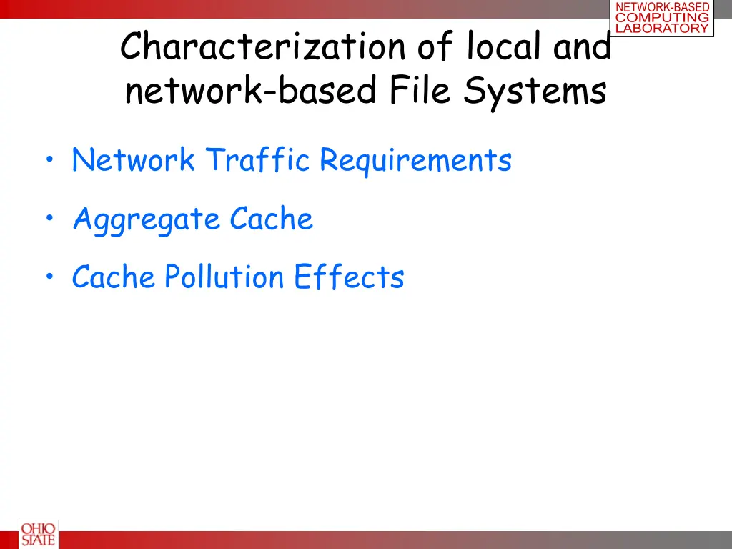 network based computing laboratory 9