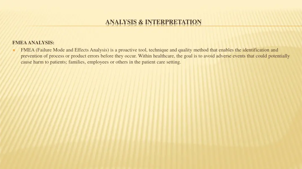 analysis interpretation