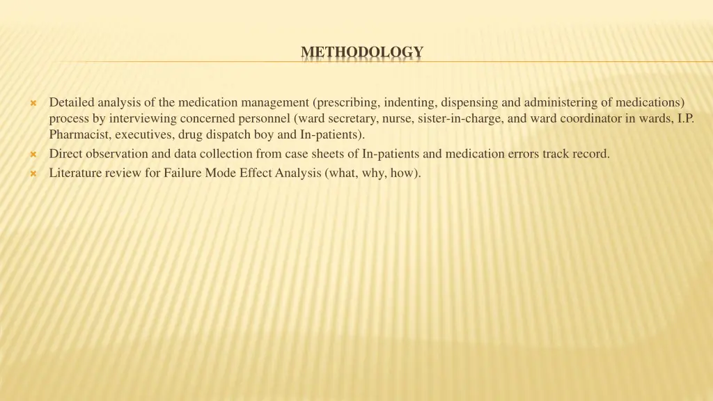 methodology
