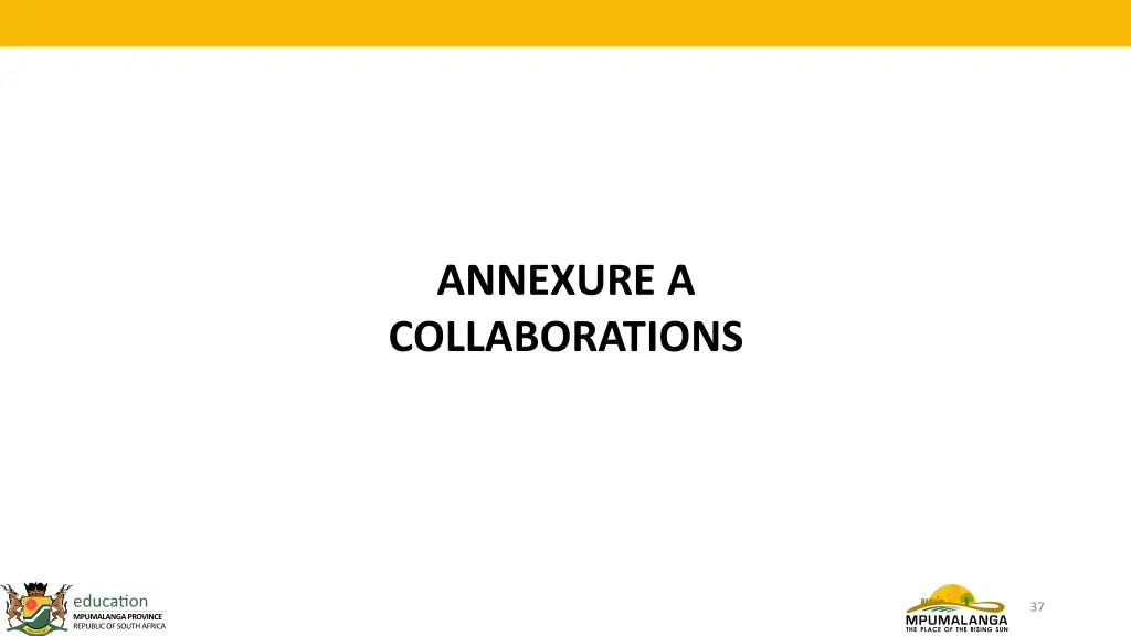 annexure a collaborations