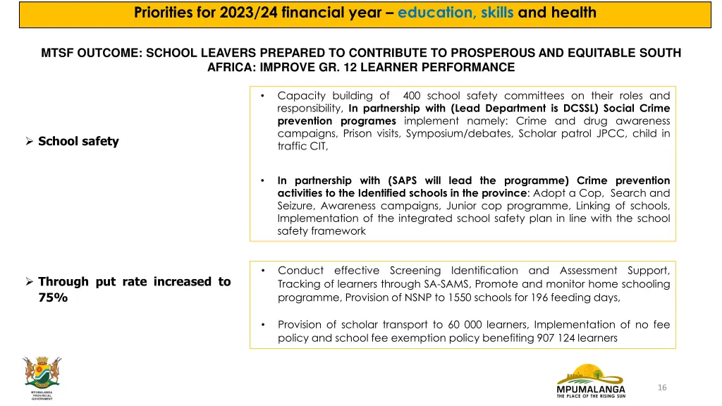 priorities for 2023 24 financial year education 3