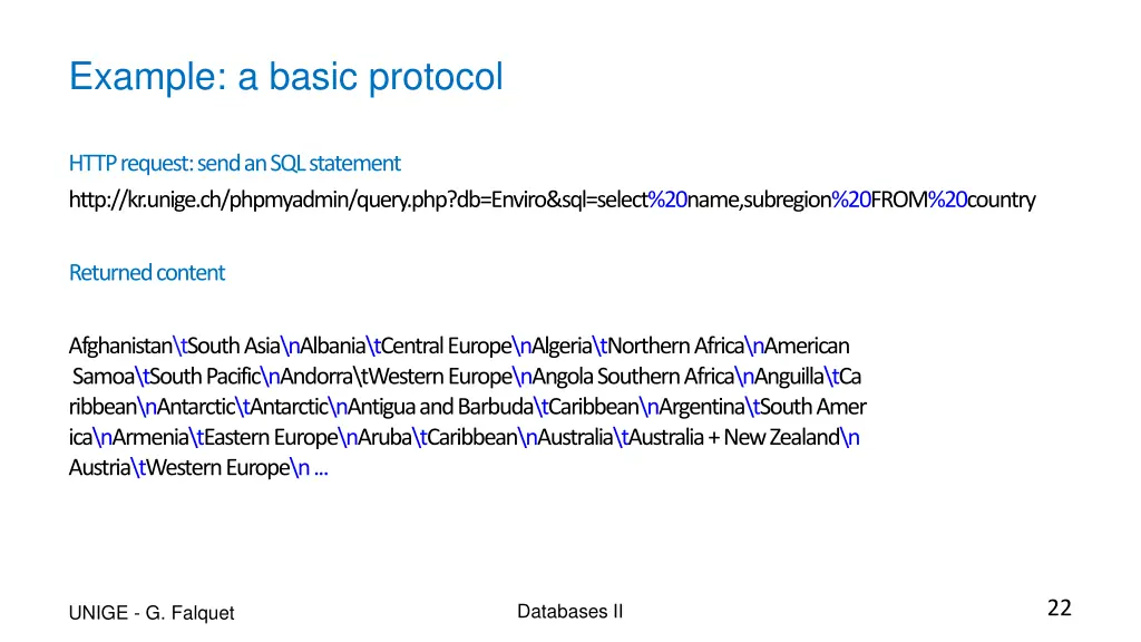 example a basic protocol