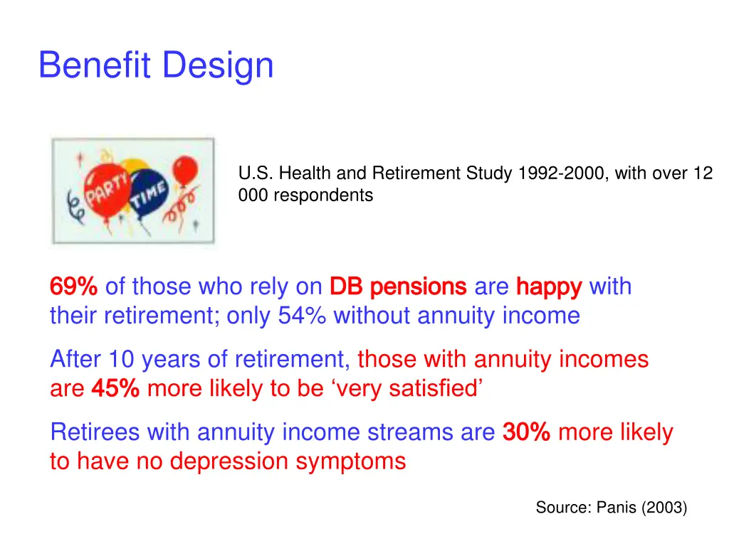 benefit design