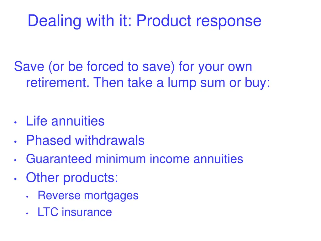 dealing with it product response