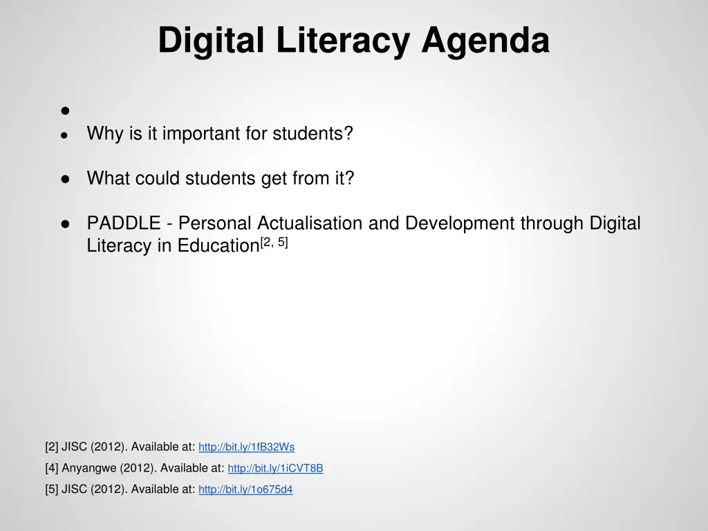 digital literacy agenda 1