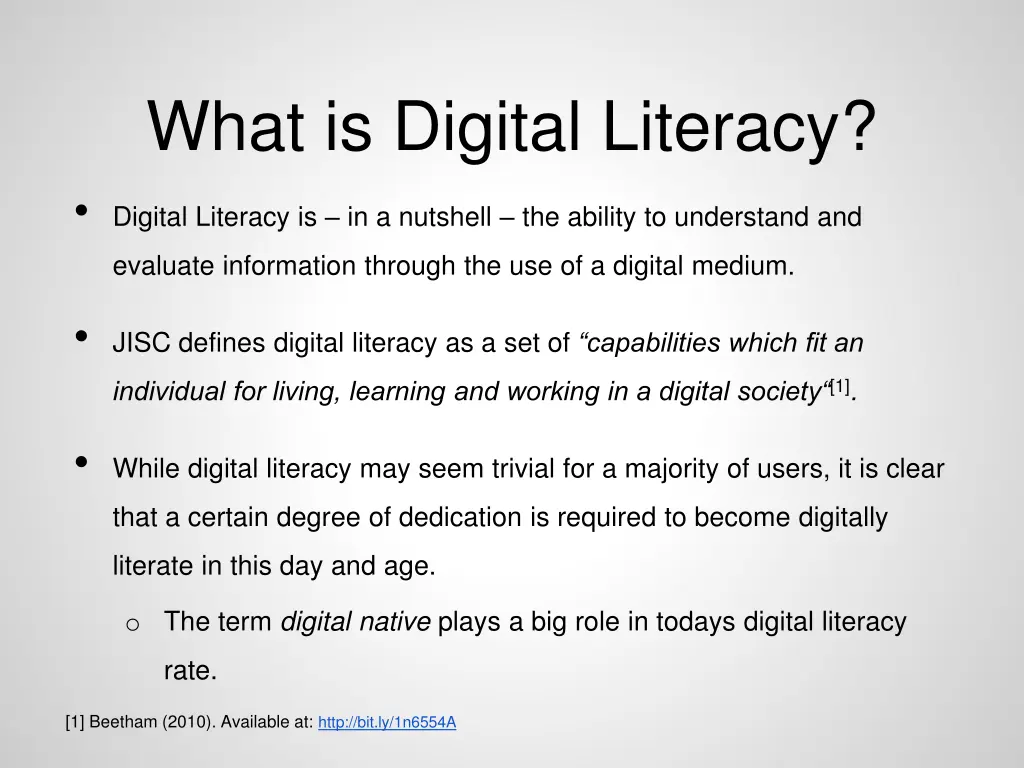 what is digital literacy digital literacy