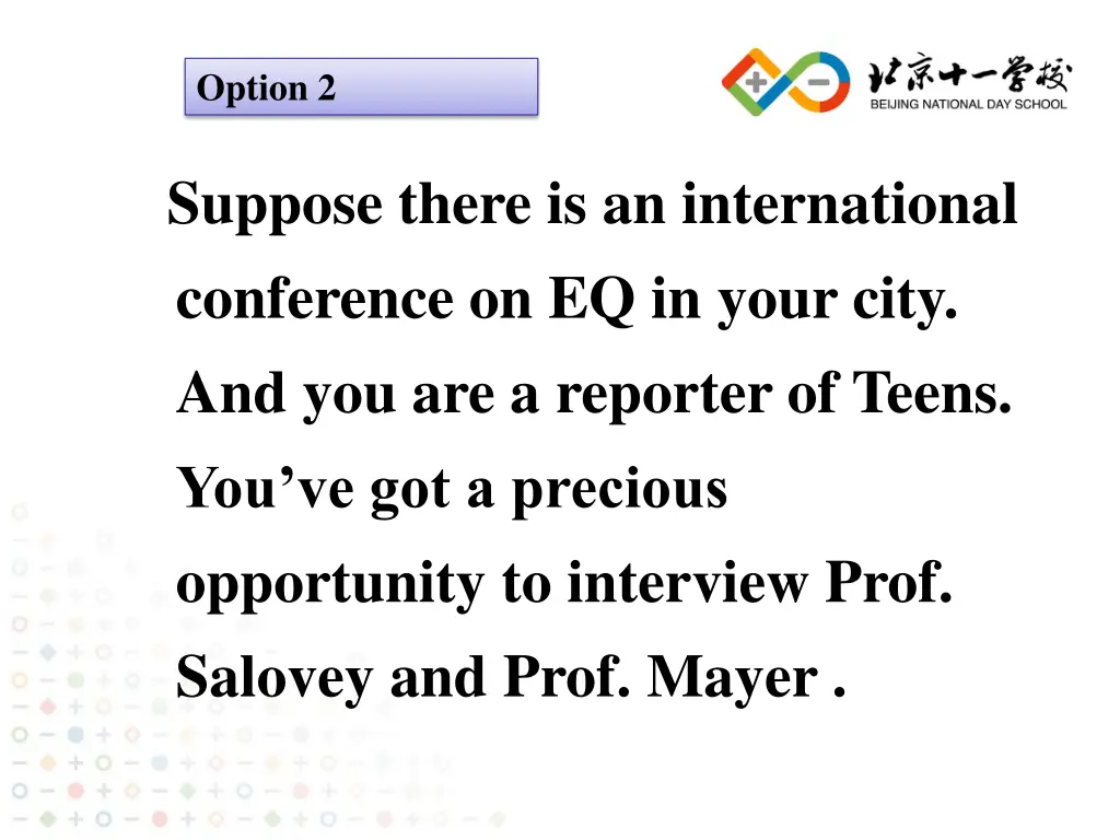 option 2 1