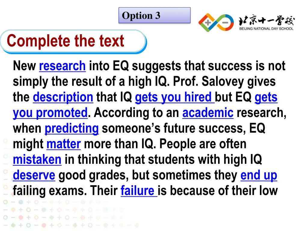 option 3