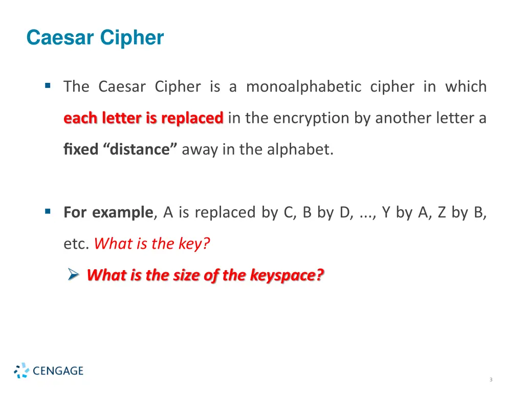 caesar cipher
