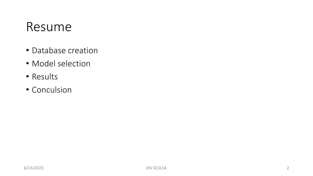 resume