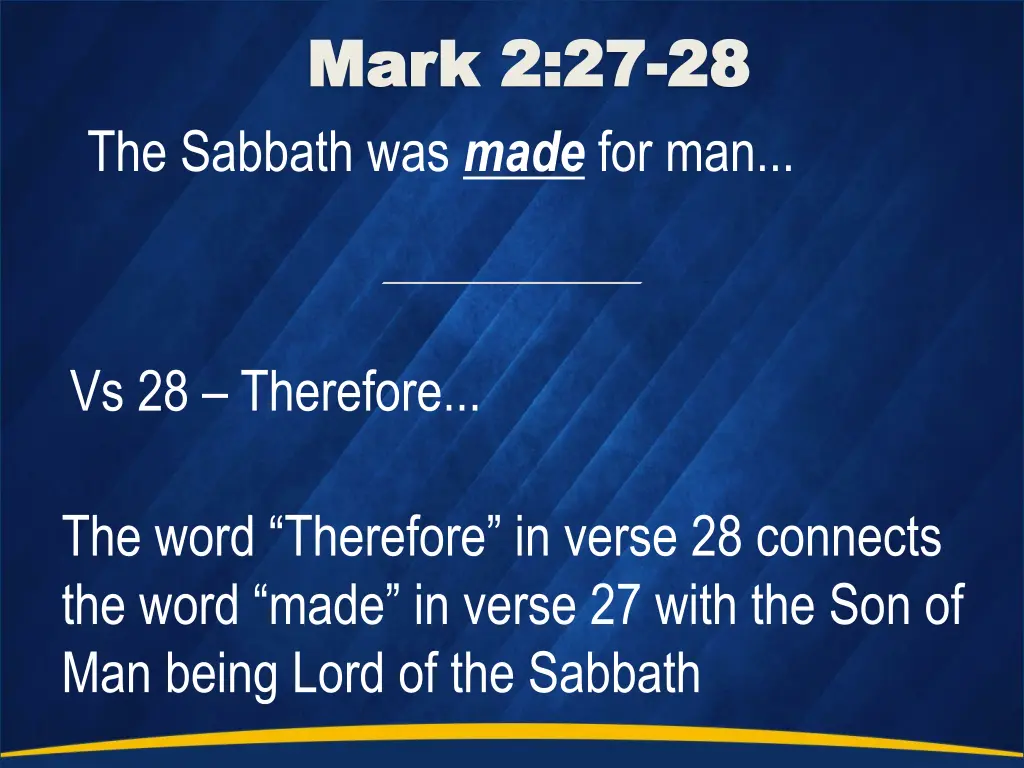 mark 2 27 mark 2 27 28 the sabbath was made