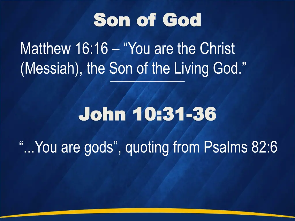 son of god son of god