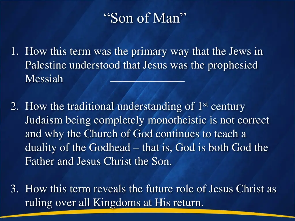 son of man 1