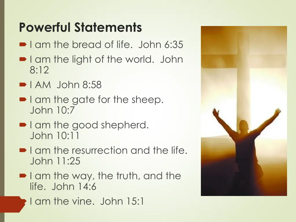 powerful statements i am the bread of life john
