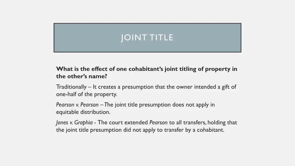 joint title