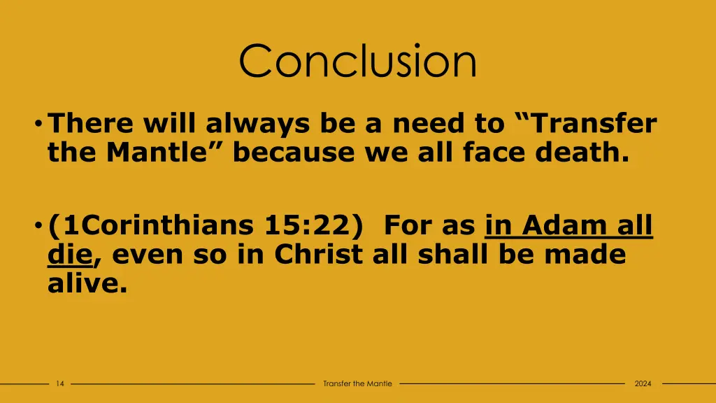 conclusion