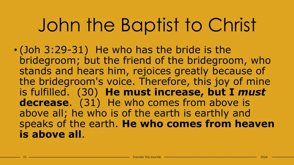 john the baptist to christ 1