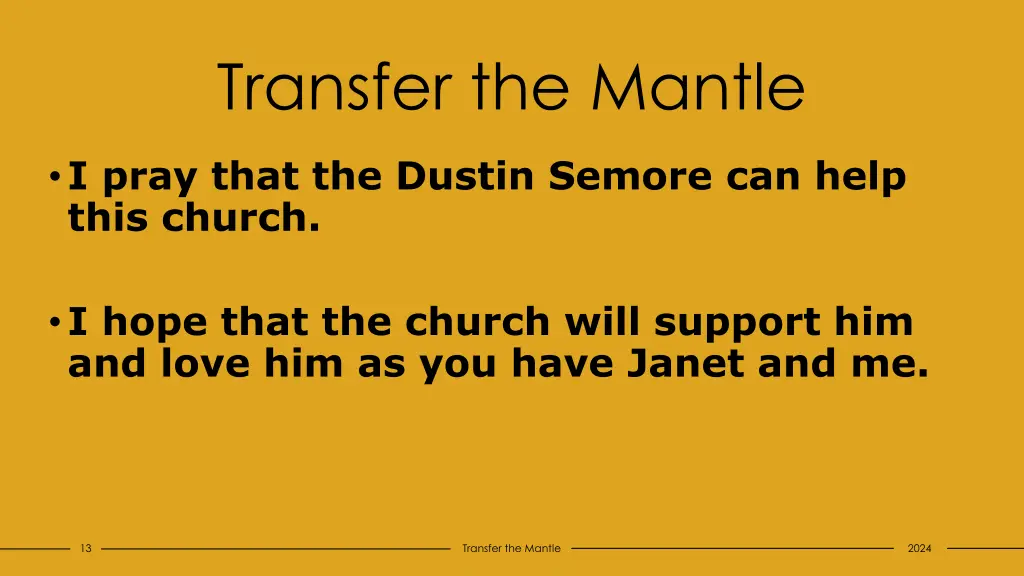 transfer the mantle 1
