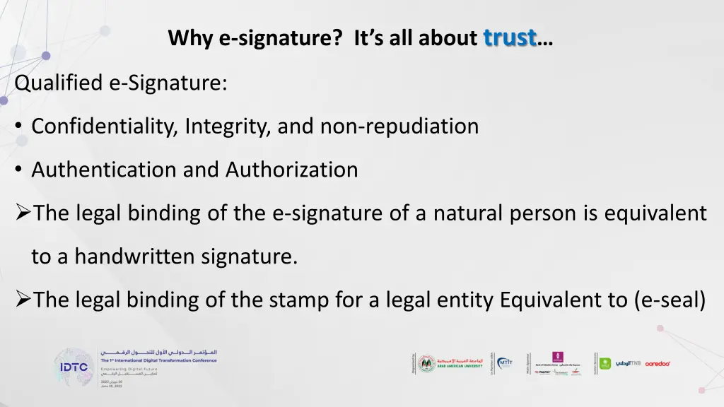 why e signature it s all about trust