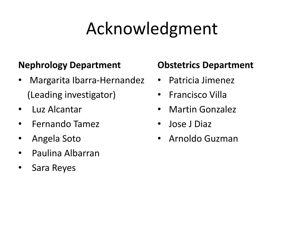acknowledgment