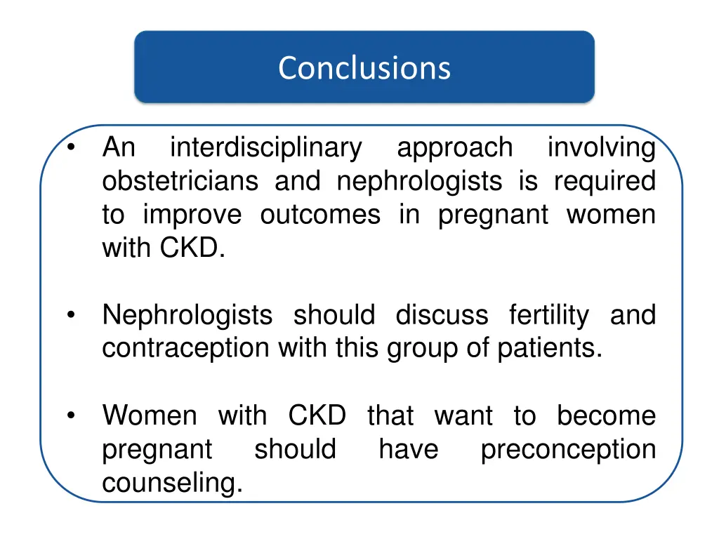 conclusions 1