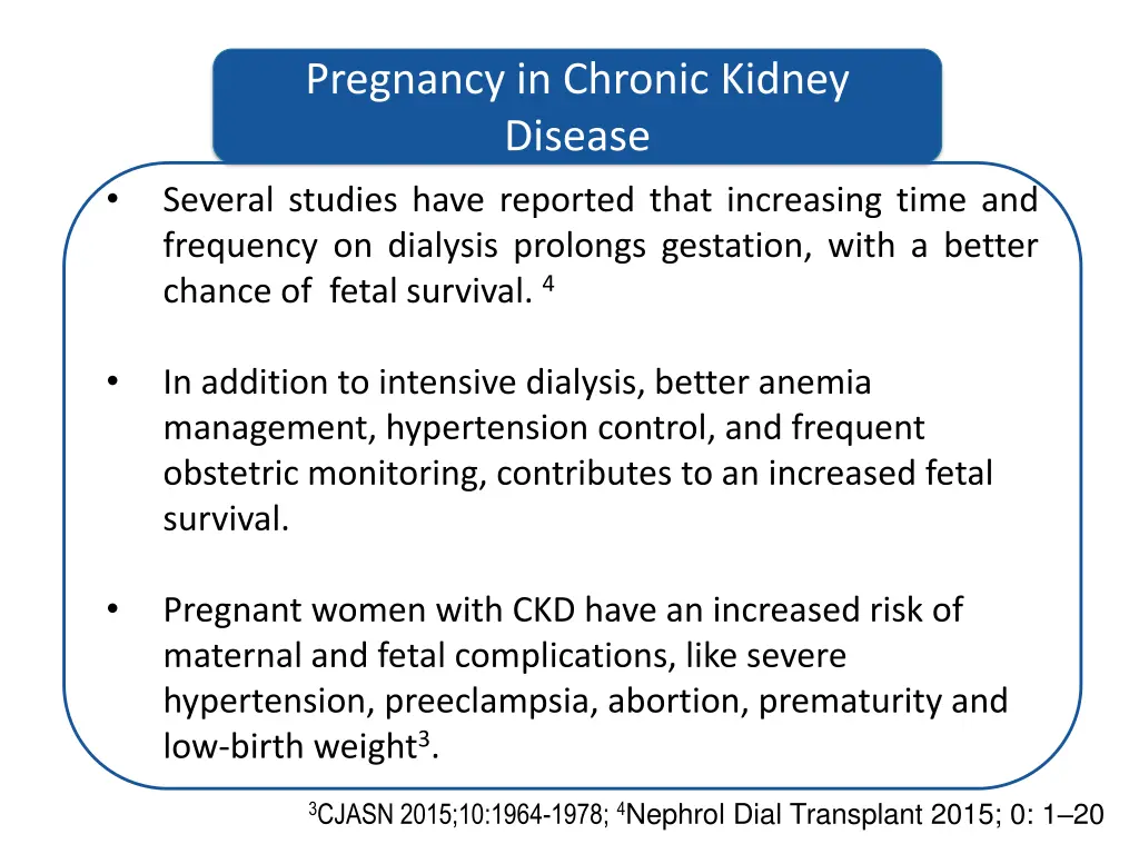 pregnancy in chronic kidney disease 2