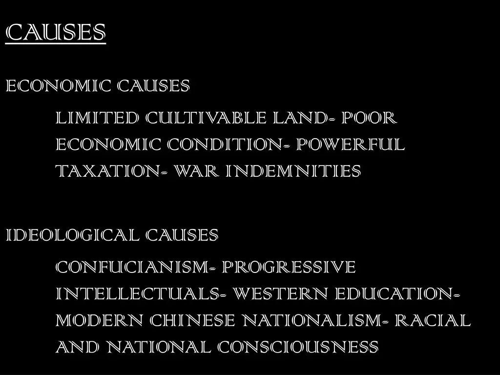causes 1