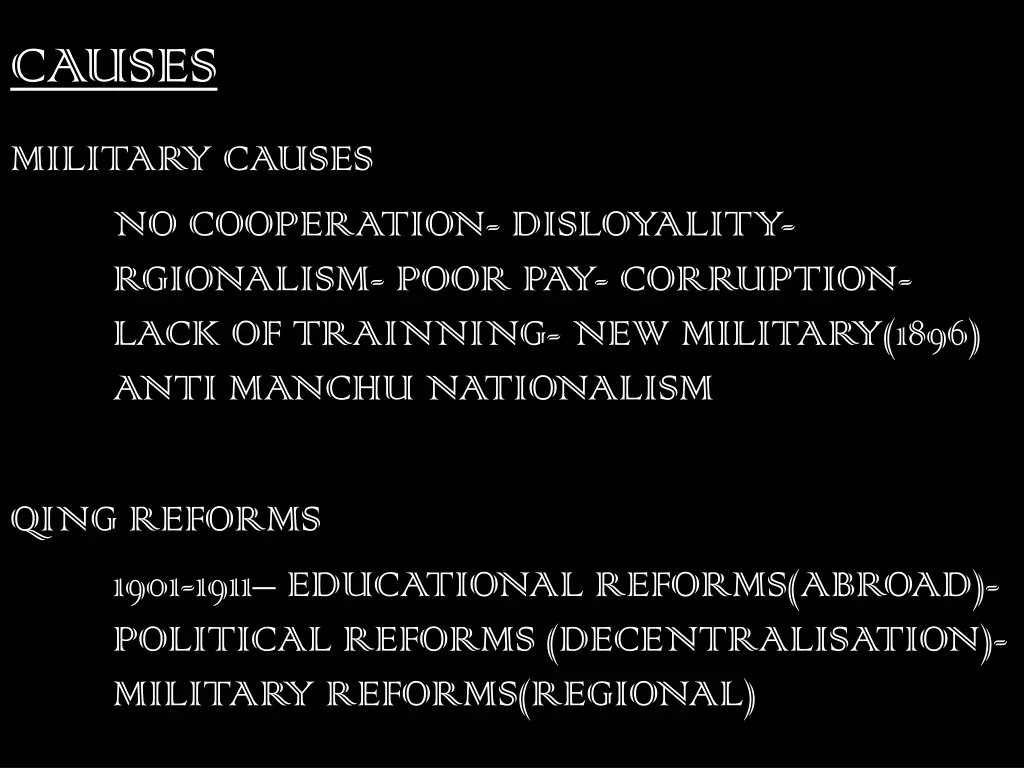 causes 2