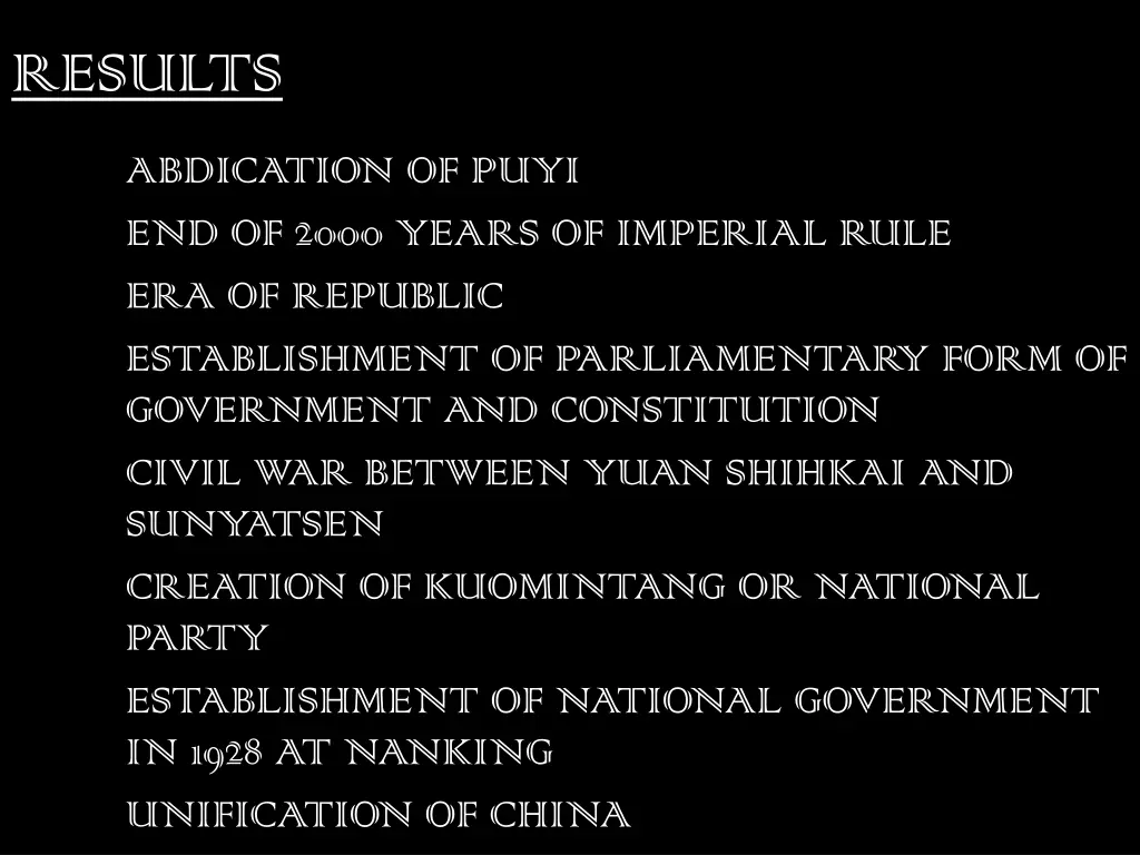 results