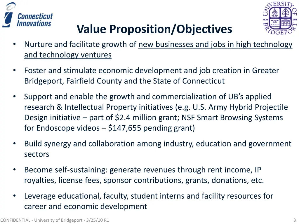 value proposition objectives nurture